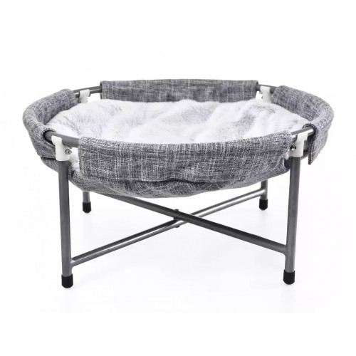 Wholesale Customized Linen Fabric Sustainable Washable Luxury Large Pet Beds For Cats