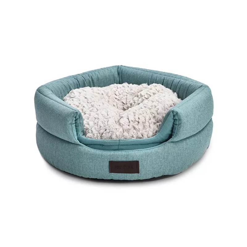 2022 Factory Direct Selling New Style PP Cotton Form Cushion Safety Dog Bed Pet Cave House 