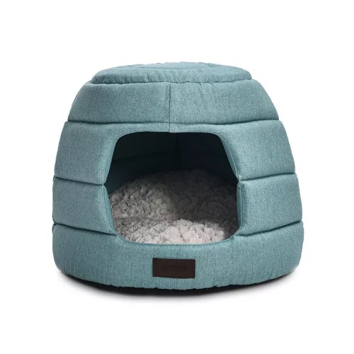 2022 Factory Direct Selling New Style PP Cotton Form Cushion Safety Dog Bed Pet Cave House