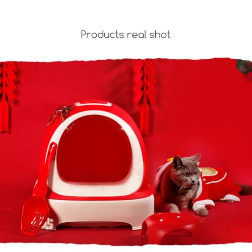 Promotional top quality automatic self cleaning training house litter boxes cat toilet