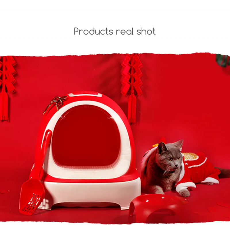 Promotional top quality automatic self cleaning training house litter boxes cat toilet