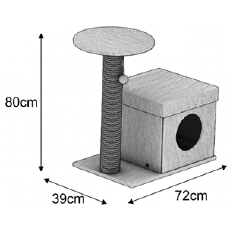 Multi-level cat tower 