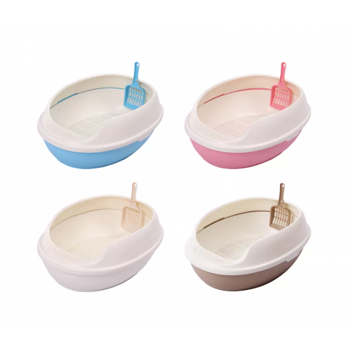 Hot New Custom Pet Plastic Cat Tray Automatic Quick Screen Big Cat Toilet Cat Litter Box