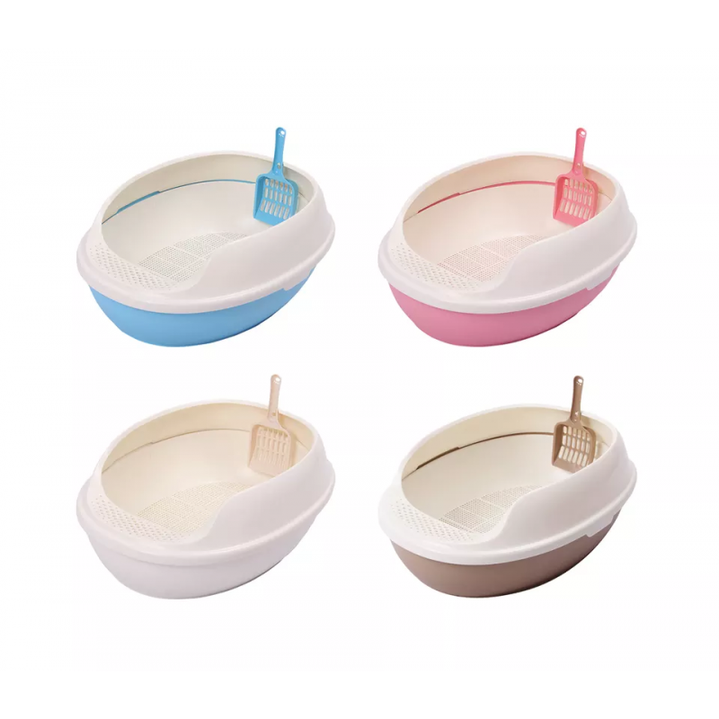 Hot New Custom Pet Plastic Cat Tray Automatic Quick Screen Big Cat Toilet Cat Litter Box
