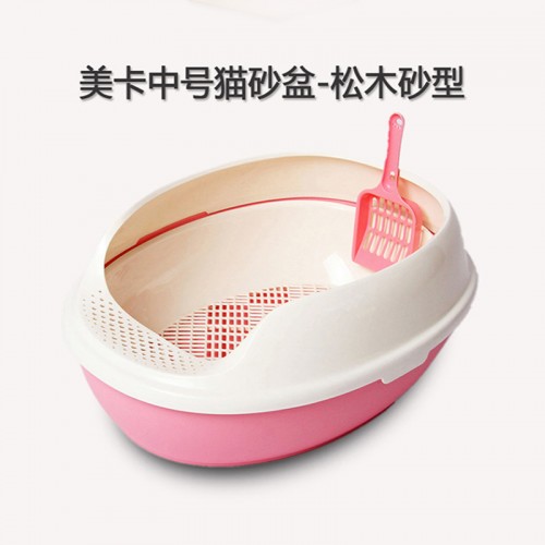 Hot New Custom Pet Plastic Cat Tray Automatic Quick Screen Big Cat Toilet Cat Litter Box
