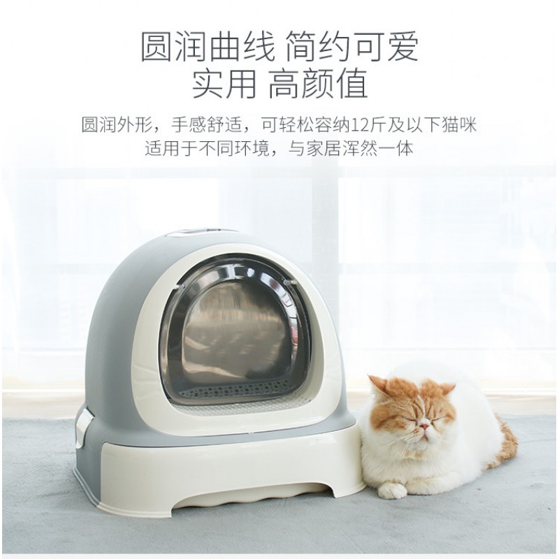 Promotional top quality automatic self cleaning training house litter boxes cat toilet 